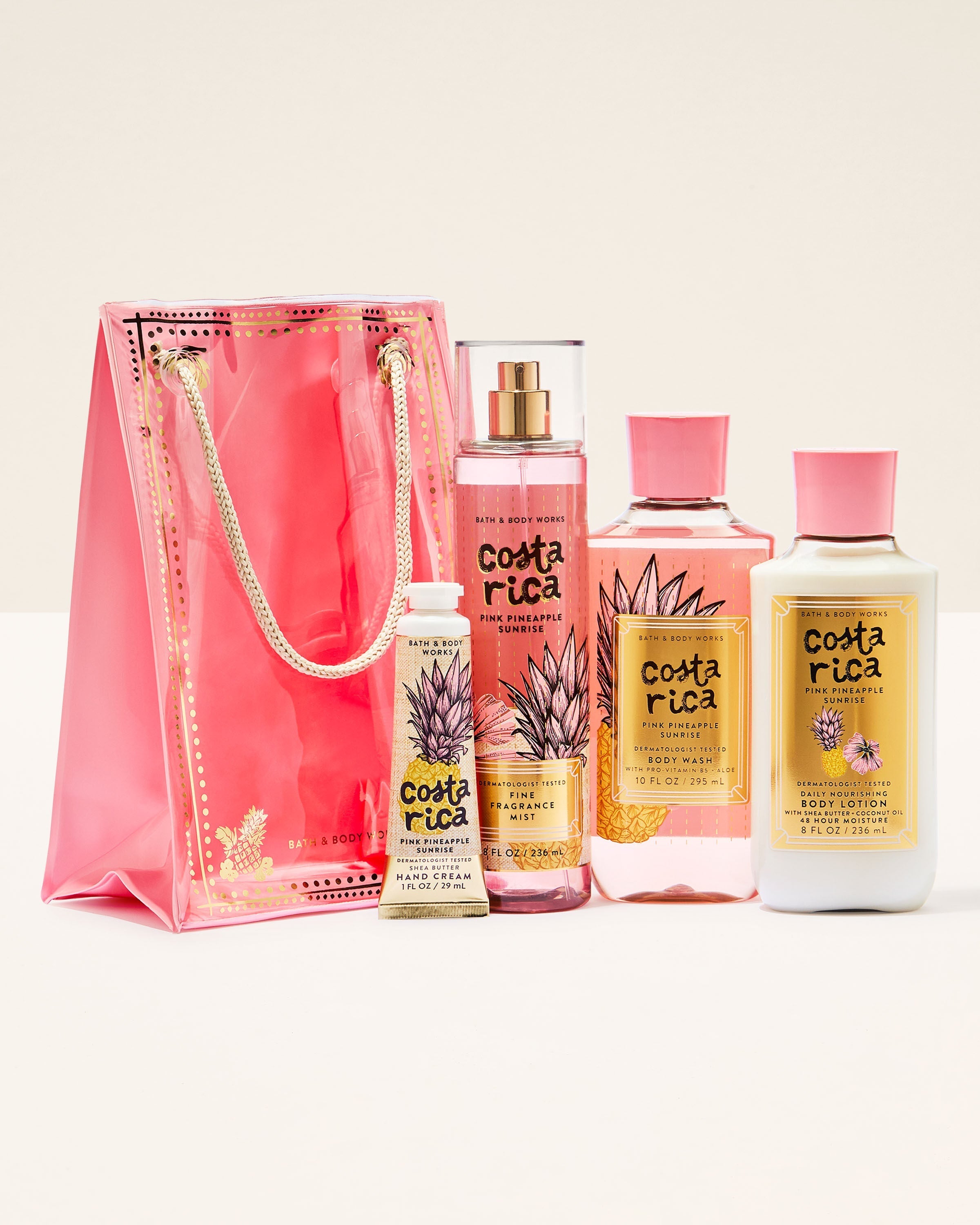 Pink Pineapple Sunrise Gift Set