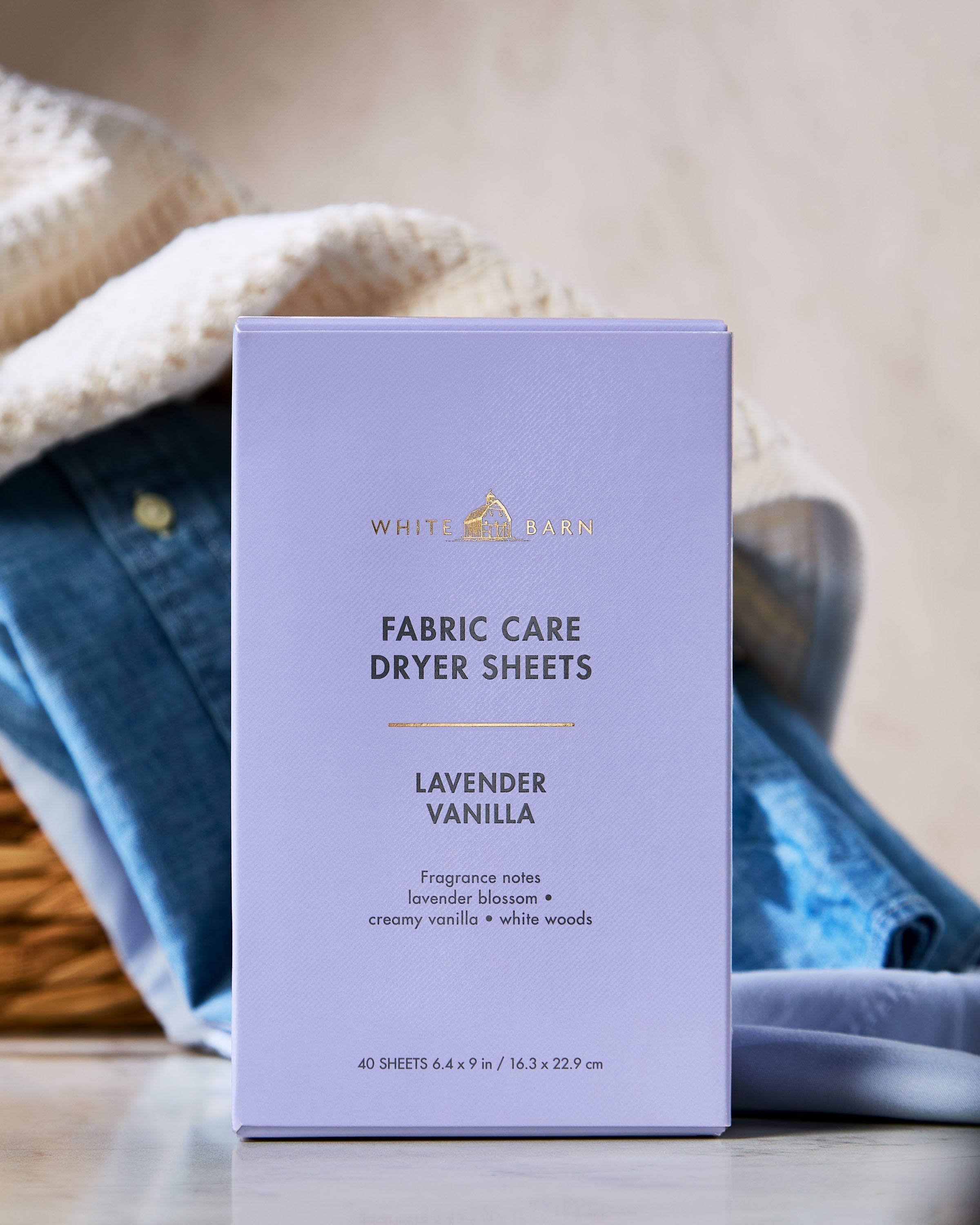 Lavender Vanilla Dryer Sheets