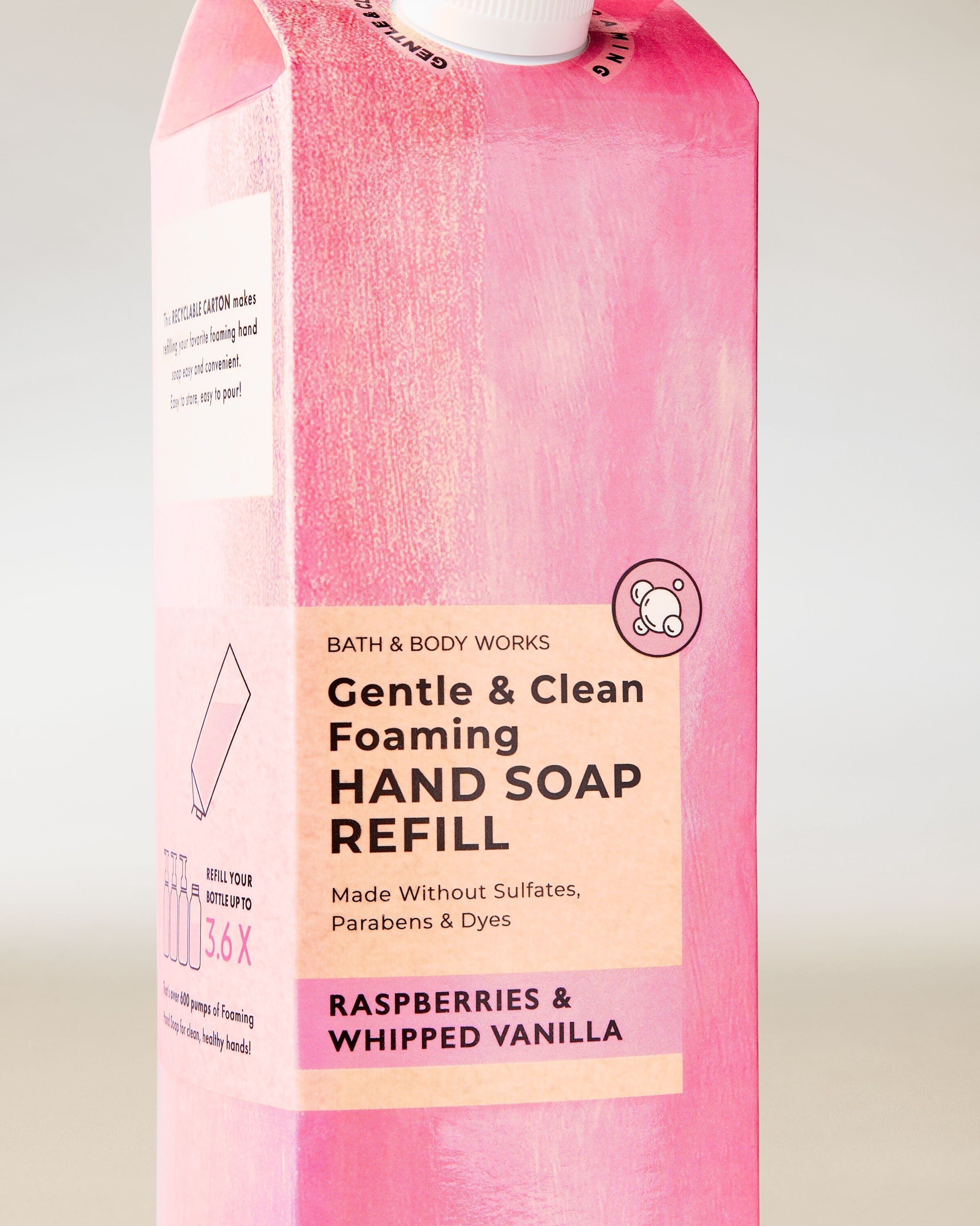 Raspberries & Whipped Vanilla Gentle & Clean Foaming Refill