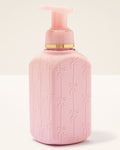 Pink Silicone Bows Gentle & Clean Foaming Hand Soap Dispenser