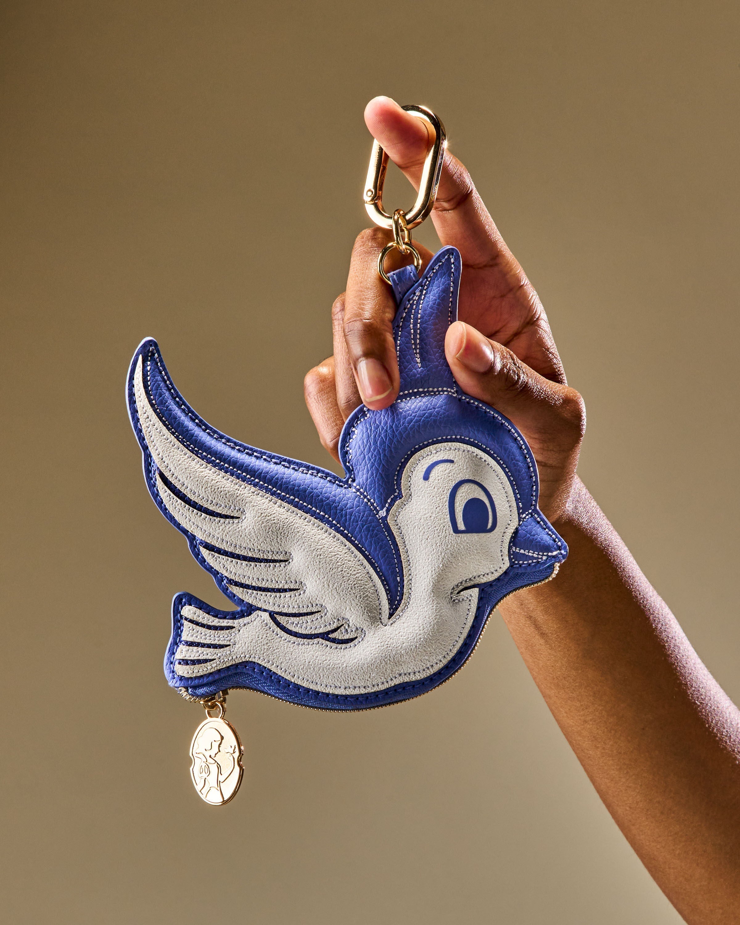 Snow White Blue Bird Coin Purse