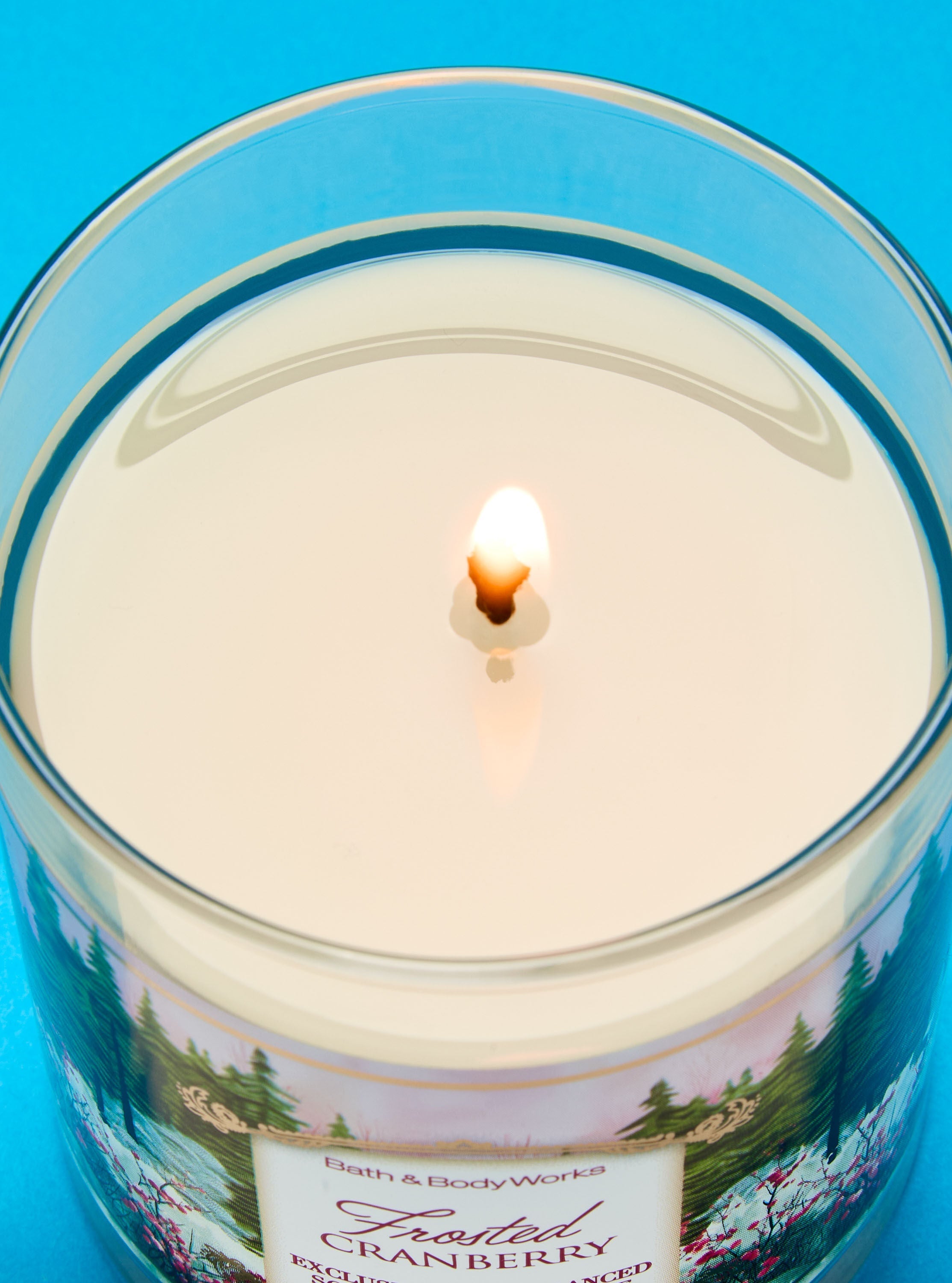 Frosted Cranberry Single Wick Candle
