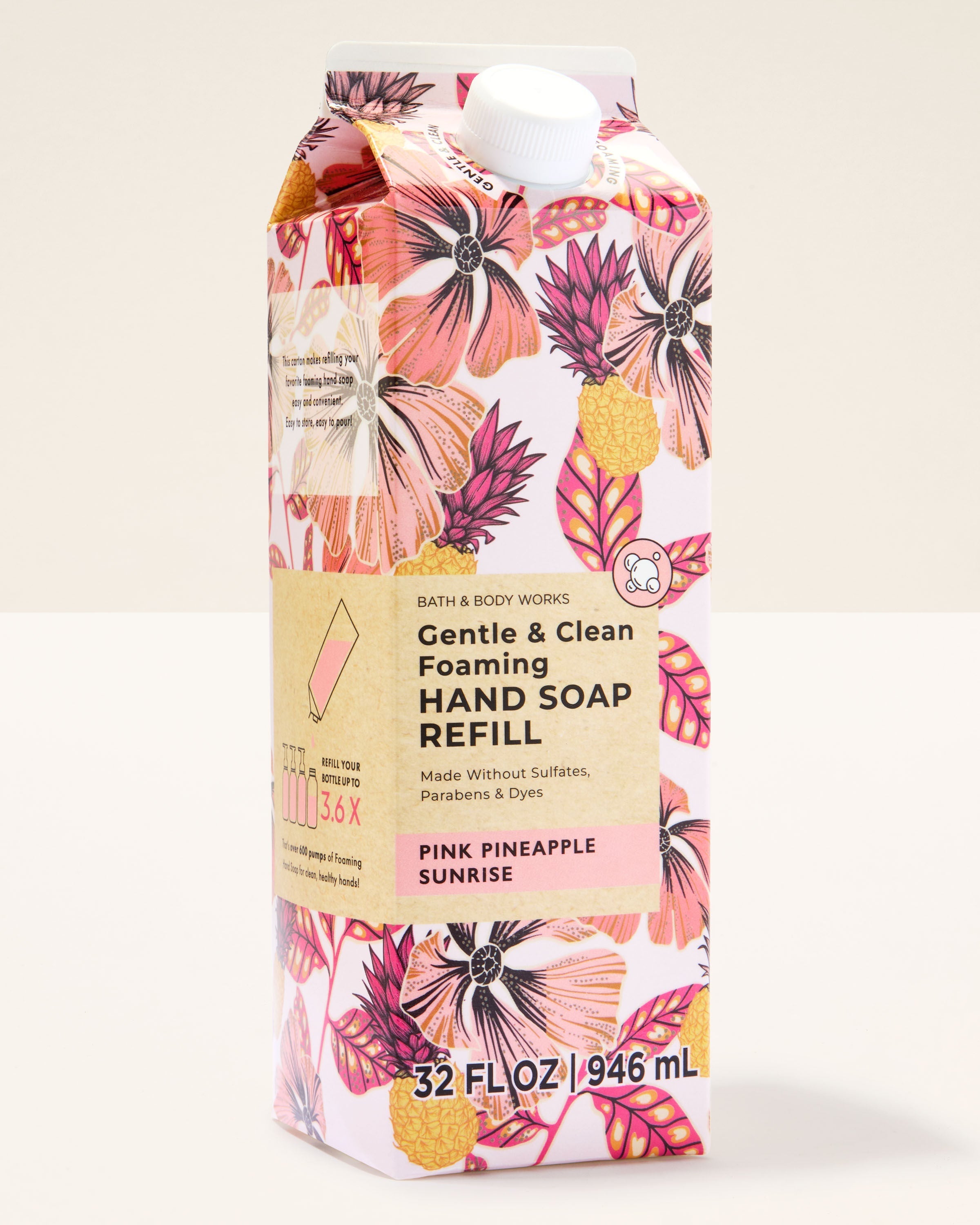 Pink Pineapple Sunrise Gentle & Clean Foaming Refill